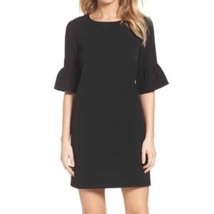 Charles Henry Bell Sleeve Shift Dress